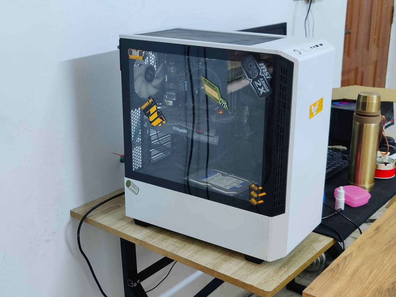 السلام عليكم فقط كمبيوتر للبيع استخدام شخصي خفيف جدا والله ونظيف
 RTX 2060 6GB zotac
m.b Asus prime b450k II
AMD RYZEN 5 5500 
SSD 500GB M.2 
HHD 1TB BLUE 
RAM 16GB  (2x8 3200hz)
PSU 750W 
السعر 670 مكاني بغداد الدورة 
تجي تفحصه وتاخذه 
جهاز جدا قوي ونظيف بغداد, العراق


**إذا كنت صاحب هذا الإعلان وتريد حذفه لأي سبب، رجاءا أرسل رسالة إلى الدعم الفني**