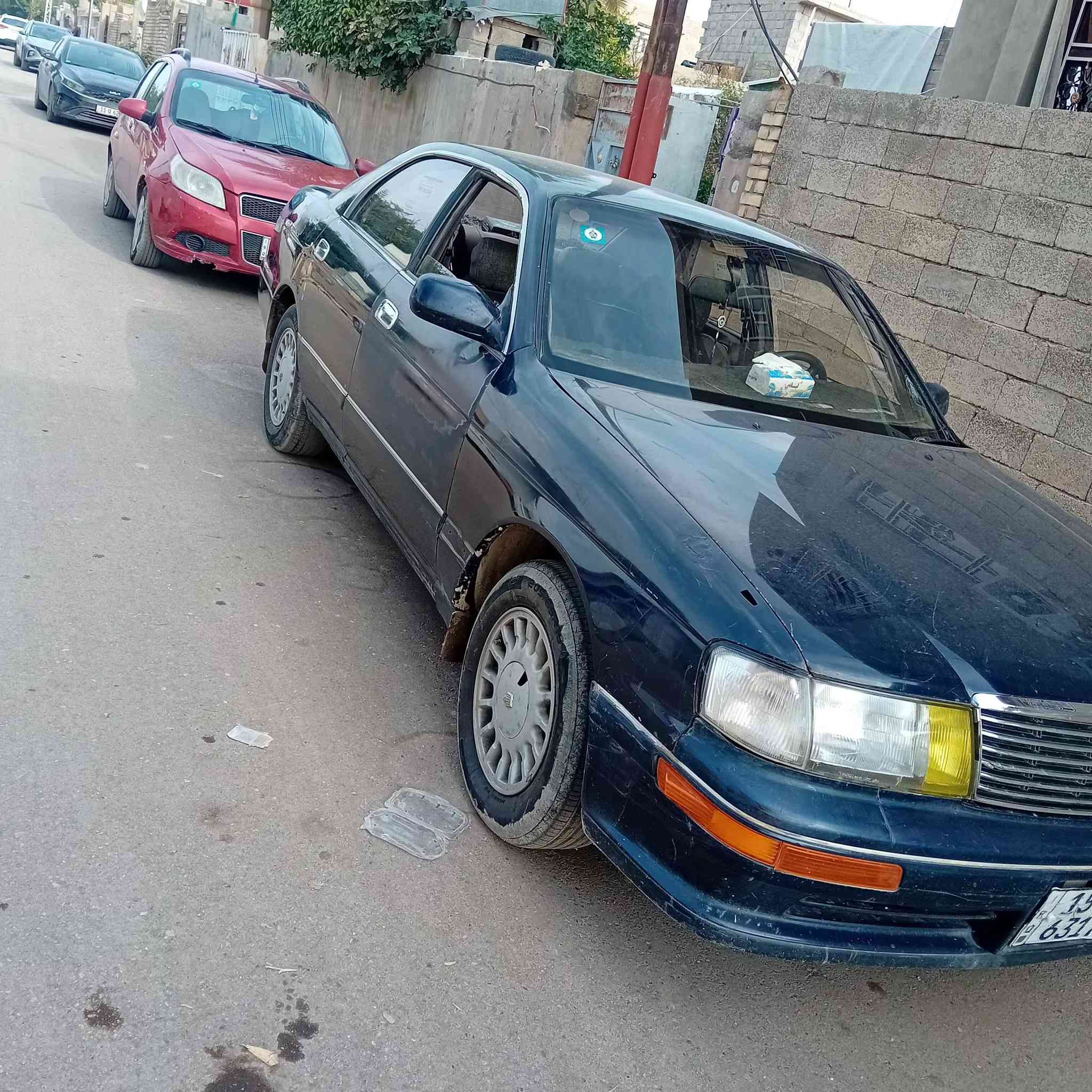 السلام عليكم بطه متصل موديل ٩٣رقم انبار انكليزي تحويل مباشر كير مكينه صدر خير من الله تبريدشغال تخم تاير لون نيلي مكينه ٢٥٠٠ديلكو سياره بلاديه مكفوله من النقل والصبغ والكص السعر ٤٨وبيها مجال واسط الصويره ***********
