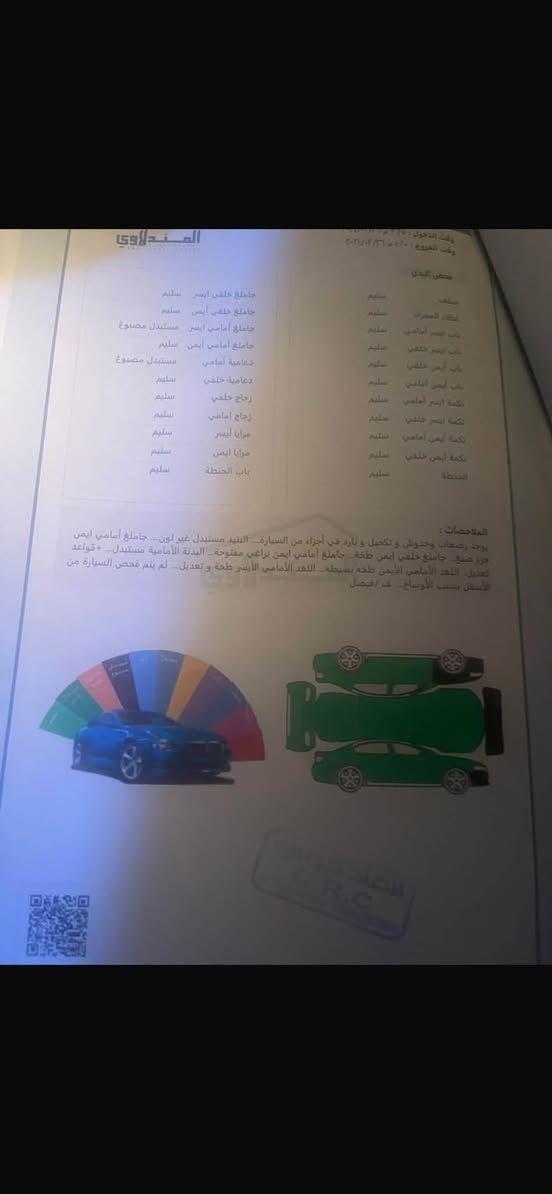 🚗 للبيع دوج جالنجر SXT موديل 2019 🔵
الحادث جاملغ وبنيد
✅ اللون: احمر. مميز�✅ المحرك: 3.6 لتر V6 بقوة 305 حصان�✅ ناقل الحركة: أوتوماتيك 8 سرعات�✅ الممشى 86ألف ميل �✅ مواصفات مميزة: تشغيل عن بعد، شاشة، كاميرا خلفية، مثبت سرعه o
السيارة بحالة جيدة وجاهزة للاستخدام، وللاستفسار يرجى التواصل على الوتساب أو الاتصال على الرقم: (***********😎.  غير متواجد على الفيس
📍 الموقع: بغداد. الموقع الشعب بغداد
السعر المطلوب:(155$).
