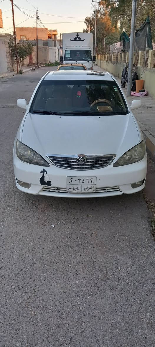 رمضان مبارك عالجميع 
كامري للبيع 2003 مكينة 4 خليجي تخم تاير جدد حجم17 مال افلون
باتري جديد قبل شهر مبدلة صدر جديد كير مكينة مكفولات لايت زنون بردة خلفية داخل صاج فتحة بالسقف بيها جنح عالصندوك
بيها باركود مال بانزين يشتغل
رقم سليمانية شرط التحويل ماكو وكالة 
سيارة بيها صبغ بدون معجون ربع جاملغ امامي سكن
وبيها طخة بخشم البنيد يم العلامة بكد باكيت الجكاير
عنوان السيارة ديالى جلولاء للاستفسار اتصل على الرقم ***********
السعر105
