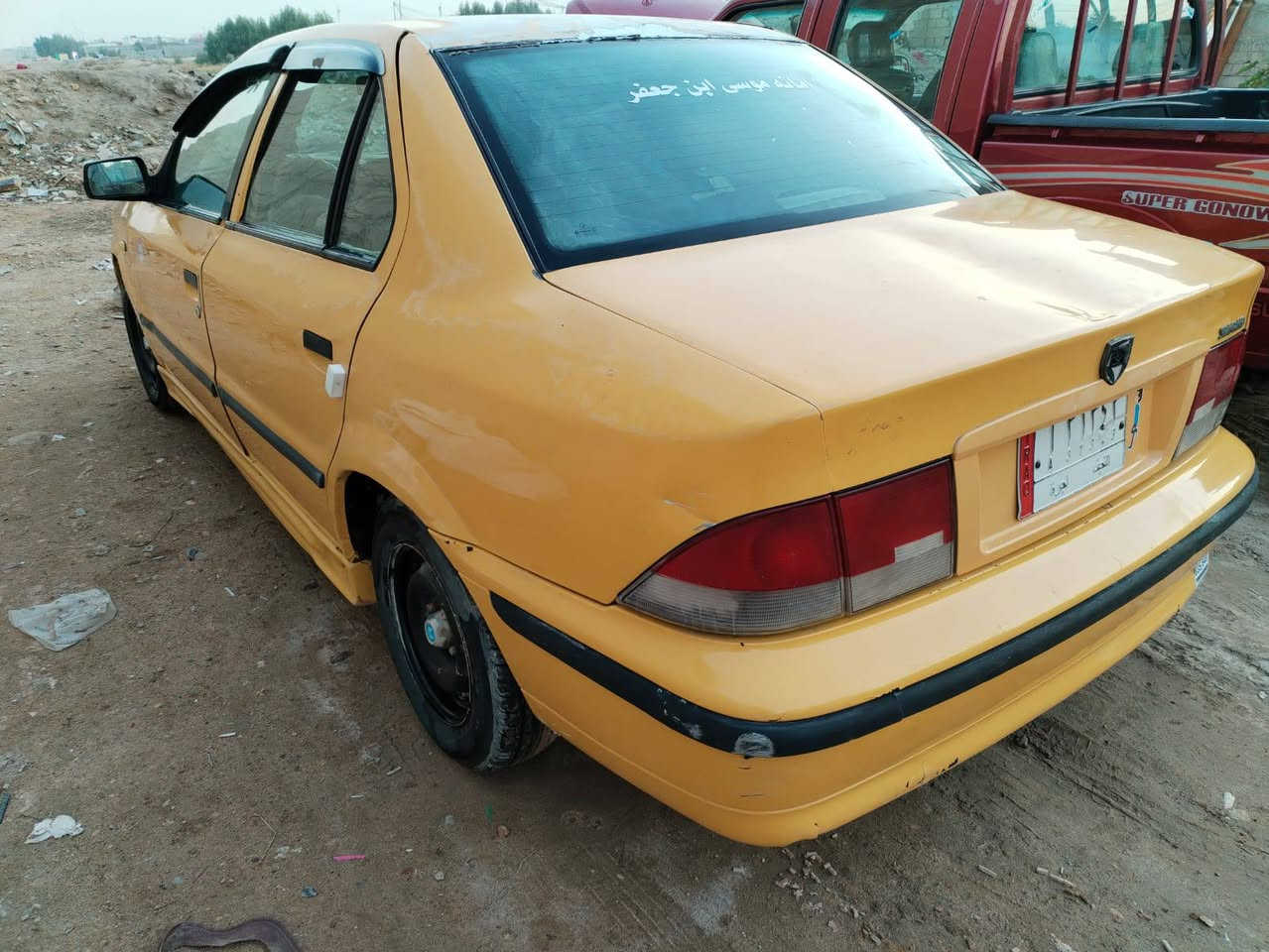 سمند للبيع موديل ١٠مكينه وكير حداديه خير من الله كهربايئات شغاله رقم نجف الماني سنويه عظم عاج بدون تحويل اتكفل سرقه وعشائر 
السعر ١٦وبيه مجال 
مكان سياره النجف الاشرف 
الرقم ***********
