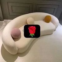 مقعد مقوس • ١٦٠سم • قماش قديفة