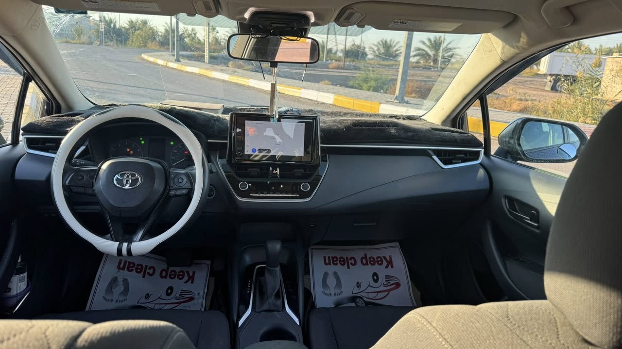 السلام عليكم للبيع او مراوس
كورولا موديل 
2024كورولاLE ياباني 
اصلي وارد امريكي 🇺🇲
بنزين فقط لون  ازرق ( نيلي)مميزه 💙  ضرر بنيد فقط بدون دواخل وع فحص  

  بدون دواخل لغد شاصي كله بلادي على وضع الشركه  

  محرك گير كله بلادي ((ابيع على الفحص وين يعجبك افحص)) 

تشغيل بصمه 
سنترلك بصمه 
 محرك 2000

رادار امامي ‼️

تحديد مسار   سياقه ذاتيه 

مانع تصادم 🚳 توقف ذاتي 

عند الاقتراب 🚶

لايت زينون بلادي عالي ناصي 
شاشه كبيره تدعم 📱=✓
Android Auto/car play 

خرائط GBS 📌
كاميرا خلفيه 📷
تبريد لمس بيانو 

نظام 🍃 eco

هند بريك بصمه كهرباء ⚡
رادارات تحديد مسار سياقه ذاتيه رادارات 360   
اوتو هولد⭕ 
مانع انزلاق ⛔
فول تحكمات ستيرن 
كروز مثبت سرعه 
شاشه ضبط واعطال بل دشبول 
منافذ 12V/ ⚡USB 
حساسات اطارات 

4 دسك \ Abs

كتالوكات شركه اغراض كامله 

ماشيه 8000الف ع وضع البلاد دخول جديد حره  بسمي رقم ديالى مميز بسمي

السعر 165$ وبيها مجال شي قليل

الاتصال على الرقم ***********
مكان السياره 
ديالى خالص هبهب
