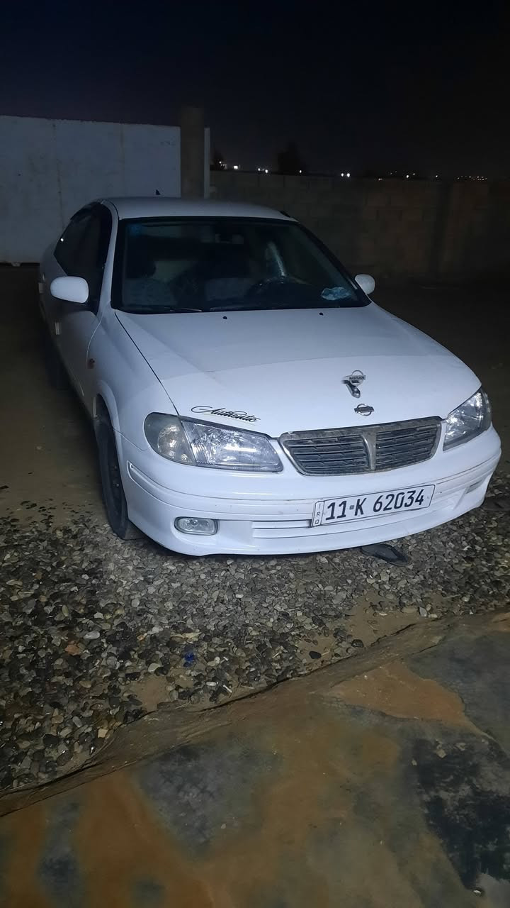 سني نيسان 2001 رقم بغداد نكليزي الى ٣٠ بيها ضربه ب جاملق اليمن سياره نضيفه كير عادي كير ومحرك شرط سعر75بيها مجال الشراي ***********حديثة
