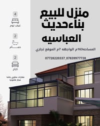 العباسية شارع ١٥م • ١٦٣م • ٤غرف