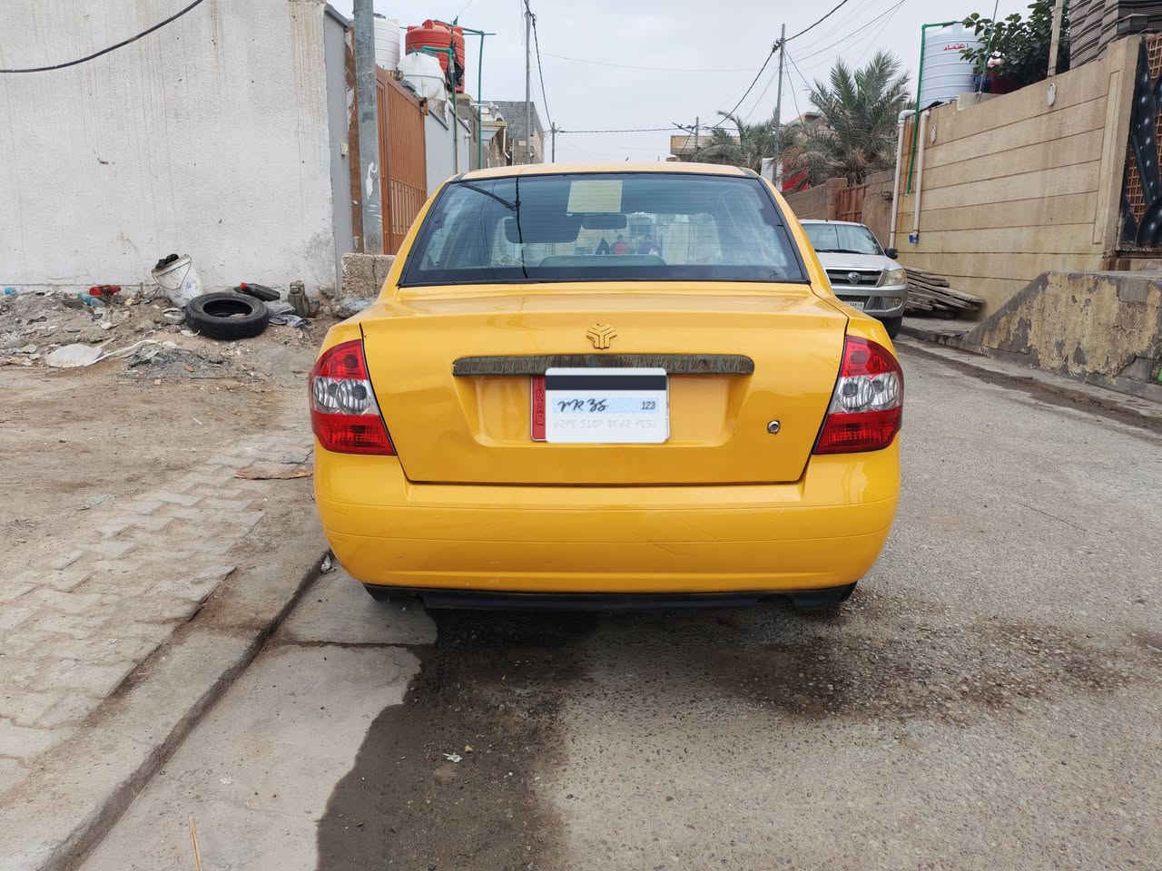 طيبة موديل ٢٠١٥ 
السيارة جاهزه من كل شي تبريد- حدادية - كير - مكينة - غرامات - هيئه مصفرة  - طخم تاير ابو الخط جديد كل شي شغال بيها - لايت جديد - بك لايت جديد - بروجكترات جديد 
السعر ٣٧ 
الرقم ***********
