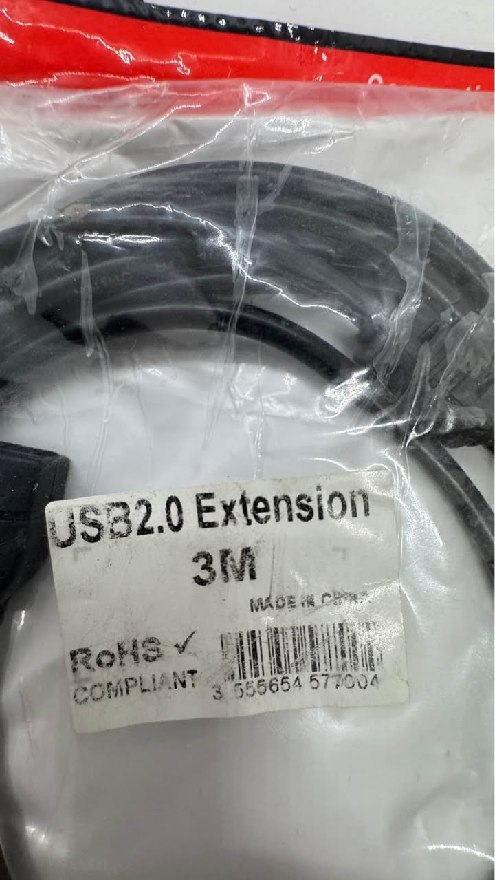 This is a 3-meter USB 2.0 extension cable كيبل تمديد وصلة يو اس بي بغداد, العراق


**إذا كنت صاحب هذا الإعلان وتريد حذفه لأي سبب، رجاءا أرسل رسالة إلى الدعم الفني**