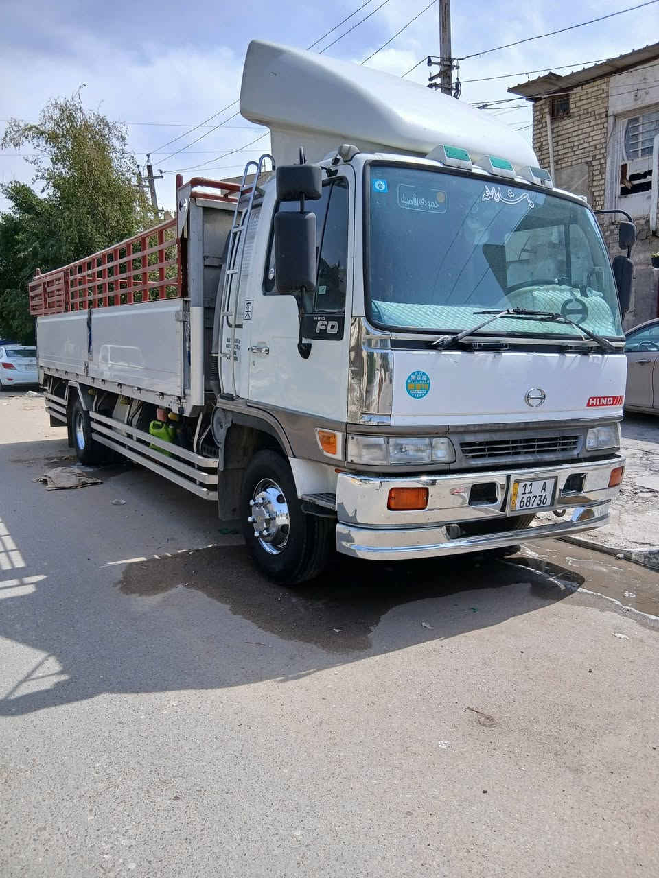 سلام عليكم هينو انكر مديل 97رقم بغداد مكينه 80عادي خط واحد كير وكسن سوبر تخم تاير جديد غير متواجد عل فيس التصال ***********
