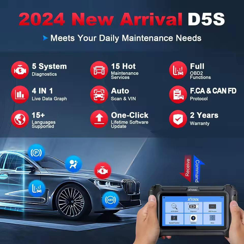 هذا هو جهاز تشخيص ذكي للسيارات XTOOL D6S.
يتميز بشاشة لمس بحجم 5 بوصات ويدعم بروتوكولات CAN FD و FCA. 
يقدم تشخيصًا لجميع أنظمة المركبات، بما في ذلك المحرك وناقل الحركة وأنظمة ABS و SRS (الوسادة الهوائية). 
يتضمن أكثر من 30 وظيفة خدمة، مثل إعادة ضبط الفرامل (EPB) ونزيف نظام ABS. 
يمكنه تسجيل وتشغيل بيانات تشغيل المركبات لتحليل مفصل للأخطاء. 
يسمح بتصدير البيانات كملف CSV ومشاركة وطباعة التقارير.


**إذا كنت صاحب هذا الإعلان وتريد حذفه لأي سبب، رجاءا أرسل رسالة إلى الدعم الفني**