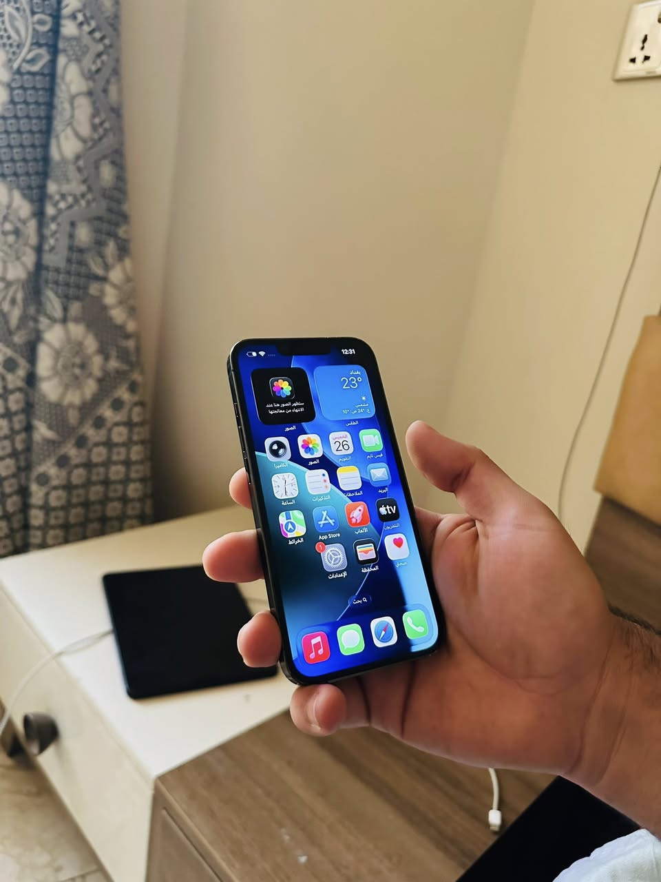 13 برو الصغير
ذاكرة 128
البطارية 88
النموذج M عربي شرق اوسط
وتر بروف مامفتوح

السعر 490 الف قفل بالعافيه علياخذة اول واحد❤️
مكان زيونه
رقمي ***********
