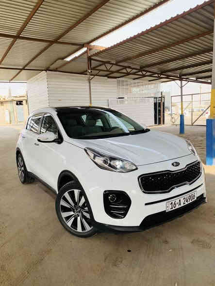 آللهم صلِ على محمد وآل محمد 
سبورتج 2017 خليجي
رقم قادسيه دولي
مكينه 2000 
بانوراما 
زراك لايت
كشنات جلد 
فول تحكم ستيرن 
مثبت سرعه 
ويل كروم 
حساس خلفي 
كامره 
ماشيه 125 الف حقيقي 
سياره جديده بمعنى الكلمه 
حداديه جديده 
كير مكينه كفاله 
كفاله السياره عده ملاحظتين بسيطه مأشرات بالصور 
السعر 177 
للاستفسار 
***********
