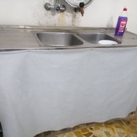 كاونتر • نظافه فول • سنك حوضين