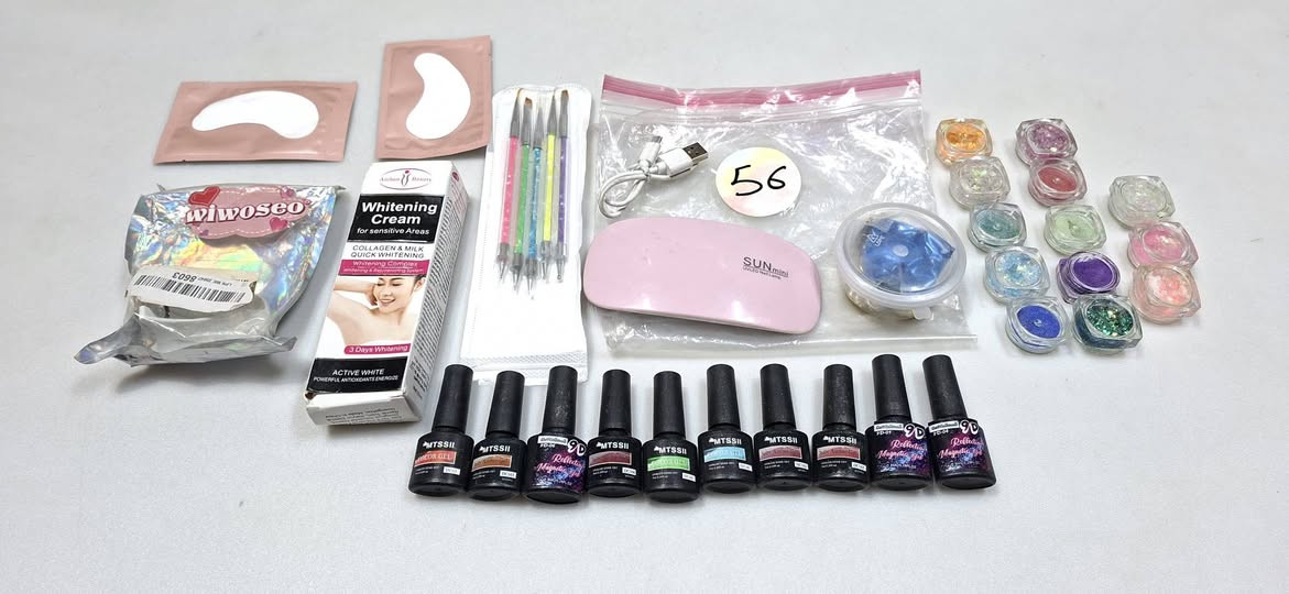 يا الله 
مكياج شي ان
 كل صورة تختلف على الثانية
سعر الكيس ١٠ الاف دينار 
موجود خدمة توصيل جميع المحافظات


**إذا كنت صاحب هذا الإعلان وتريد حذفه لأي سبب، رجاءا أرسل رسالة إلى الدعم الفني**