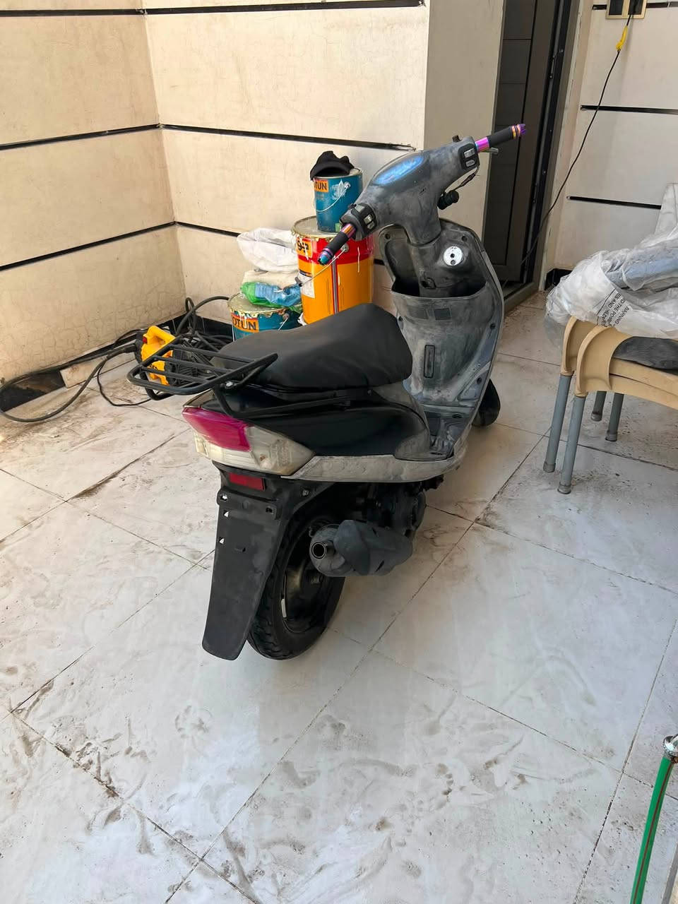ماكس منغولي مجفتة مرة وحدة تجفيت نظيف قبل اقل الشهر دراجة نظيفة شوفة عينك مكينة خرسة تفحص وتطلع
 كفرات تجاري 
نقصها فقط سلف 
سعر ٤٥٠ وبيها مجال بسيط اذا تكسر بيها لاتخابر 
*********** مكاني كربلاء الجاير
