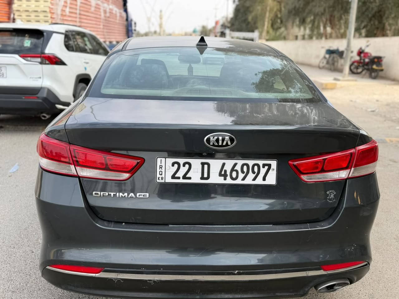 للبيع اوبتيما 2016 رقم أربيل بسمي 

محرك 2400  بلادي ممفتوح

الضرر جاملغ وبنيد ولجاملغ الثاني رش

مابيها اي نقص

السعر108 بيه مجال بسيط 
 مكاني ديالى بعقوبه ***********
