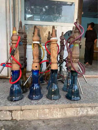 نراكيل خشب • ١٥ قطعة • نركيلة كاملة