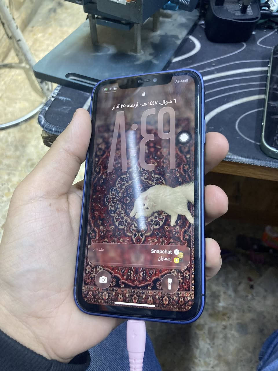 للبيع أو مراوس 

آيفون 15 عادي ذاكرة١٢٨  الجهاز بي تريستة ب٣٧٥

آيفون ١١ ذاكرة١٢٨ مبدل شاشة تفصيخ محور١٧ كامرة واكفة الباقي كلة شغال ب٢٥٠

مكاني بغداد ***********
