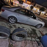 سوناتا 8 امريكي محرك 6 ضرر جاملغ صبغ حزام سياره كير جديد وشلعتها تخبل ...