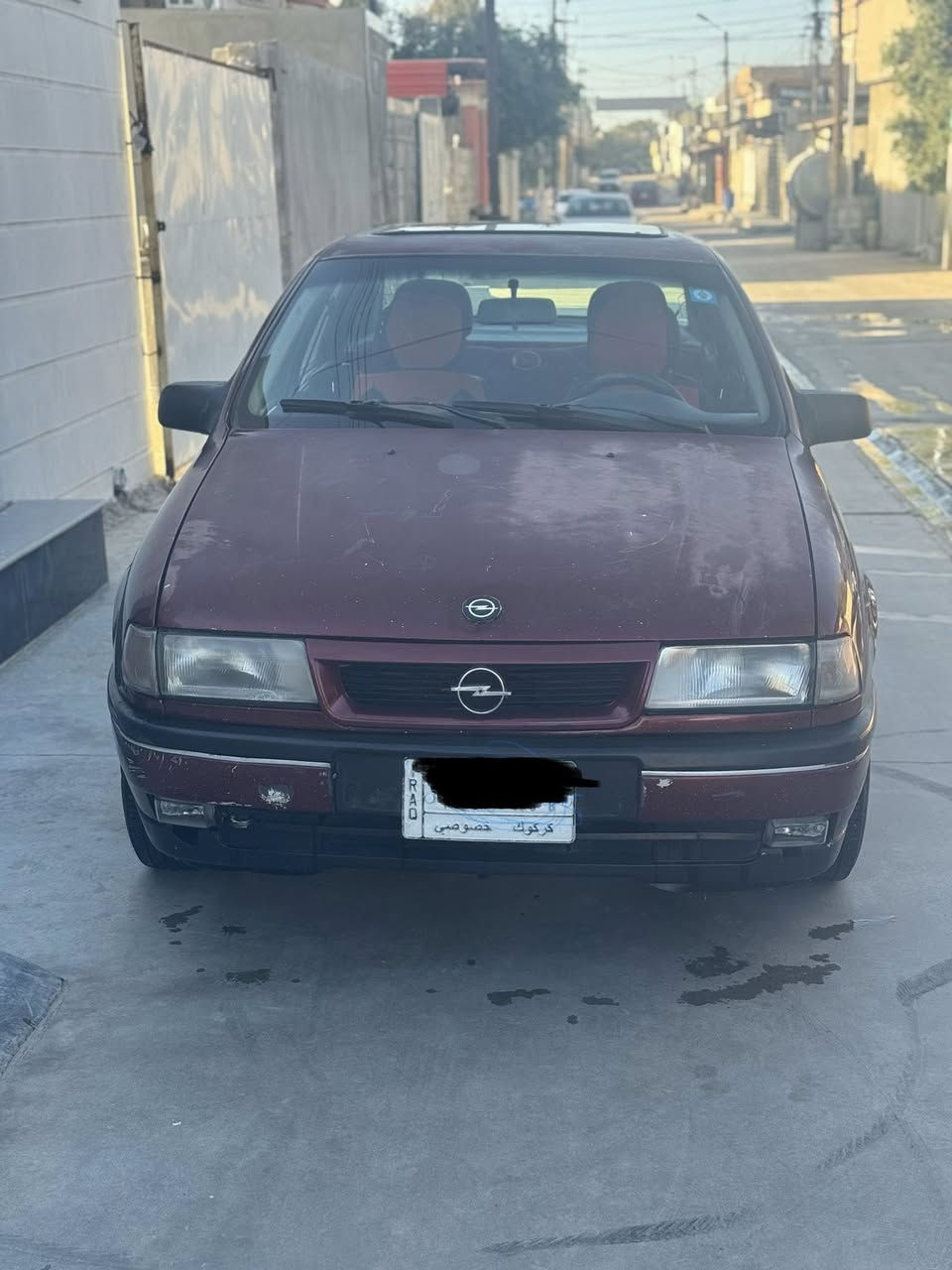 اوبل فكترا للبيع موديل 1991سنويه مشروع وطني لل29بطاقه بنزين موجود حجم المحرك 18سياره بدون ضرب بدون خياس شواصي بلادي مامعمر أربع تايرات جديد دواخله نظيف باقي على بلاد سعر43$ مكاني كركوك ***********
