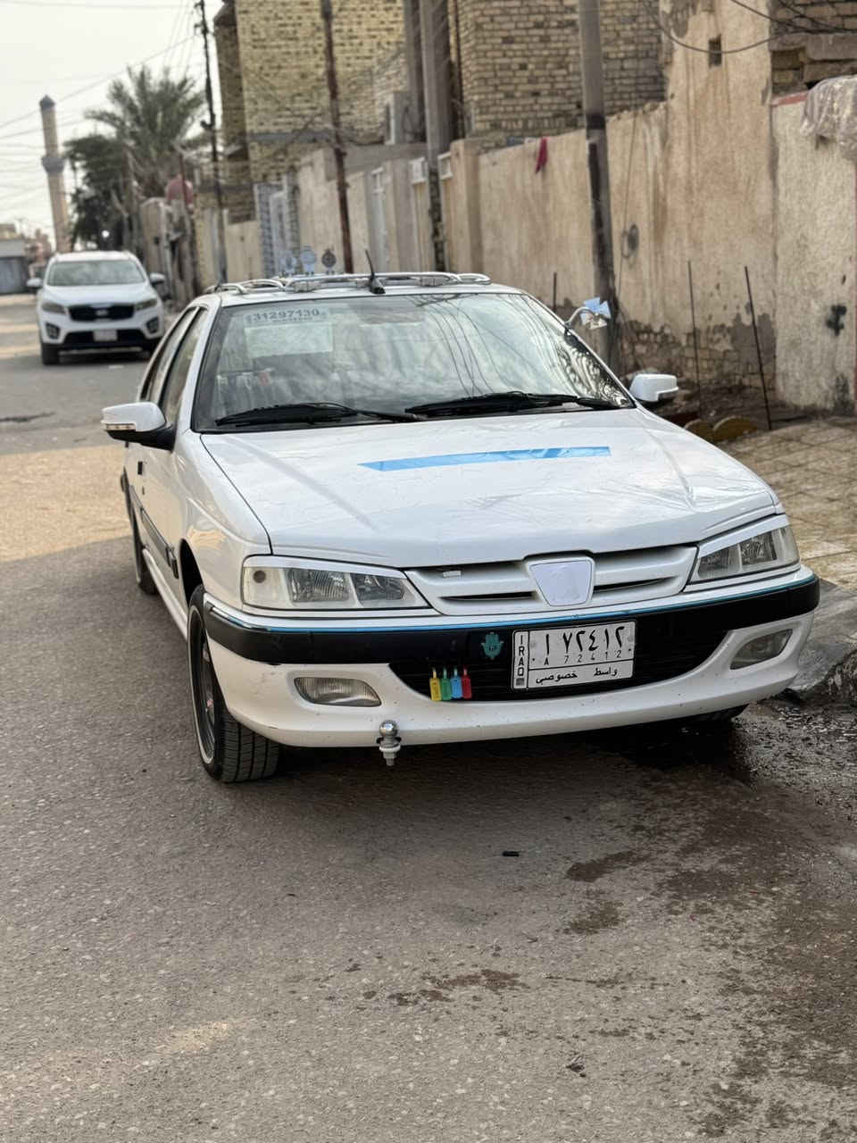 بيجو بارص 2023                             
 سياره نضيفه ومرتبه مكفول من ضربه وصبغ بيها تكحيل بالجاملغ الغلفي كد اربع اصابع  طخم تاير قبل اسبوع شاده مغلفه جلد ارضيات حوضيه
 بيها منضومه غاز جديده مكينه وكير خير من الله حداديتها جديده ماشيه 95 رقمها واسط بيها وكاله عامه السياره موجوده بالعماره السعر 78$
***********  خاص موجود
