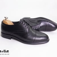 حذاء جلد طبيعي • دبّان طبي • مقاسات ٤٠-٤٥