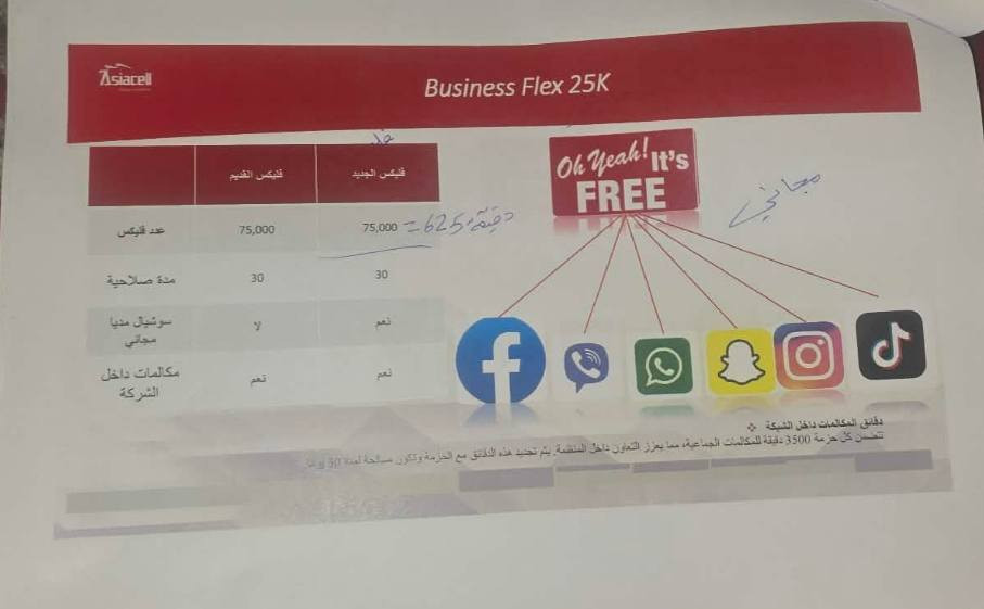 📢 بشرى سارة لأهالي تلعفر الكرام!
حابين نعلن لكم عن توفر أقوى العروض والخدمات الحصرية التي تلبي احتياجاتكم بأعلى جودة وأفضل الأسعار في مدينتنا العزيزة تلعفر.

​✅ ما الذي يميزنا؟

​خدمات احترافية موثوقة (كما موضح في الصور المرفقة). وعروضنا وخدماتنا هي بالدرجة الأخص لأصحاب الشركات والمولات والمحلات والأسواق بكافة أنواعه/         ولمعرفة كافة التفاصيل ادخل خاص فقط 📞

​عروض خاصة وحصرية للمشتركين الجدد

📞 للاستفسار أو الطلب، لا تترددوا بالاتصال بنا أو المراسلة على الخاص او التواصل عبر واتساب: (***********)

​نتشرف بخدمتكم دائماً!"  لباقي التفاصيل ادخل على الخاص
