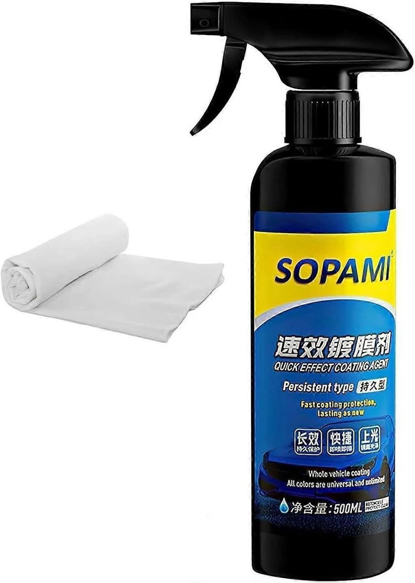 بخاخ حماية وتلميع للسيارات
هذا بخاخ طلاء سيارة Sopami سريع التأثير. تشمل ميزاته الرئيسية ما يلي: 
حماية شاملة: يعمل كطبقة مانعة للماء والخدوش والزيوت.
نتائج طويلة الأمد: يقلل من التصاق الماء لتقليل بقع الماء والأضرار.
استعادة اللمعان: يصلح الخدوش والدوامات الطفيفة ويستعيد لمعان السيارة.
سهل الاستخدام: يوفر طريقة سريعة وفعالة لتنظيف وتلميع وحماية السيارات
عامل طلاء سريع التأثير
نوع دائم
تلميع سريع وطويل الأمد
الوزن الصافي: 500 مل
طلاء كامل للمركبة
جميع الألوان عالمية وغير محدودة


**إذا كنت صاحب هذا الإعلان وتريد حذفه لأي سبب، رجاءا أرسل رسالة إلى الدعم الفني**