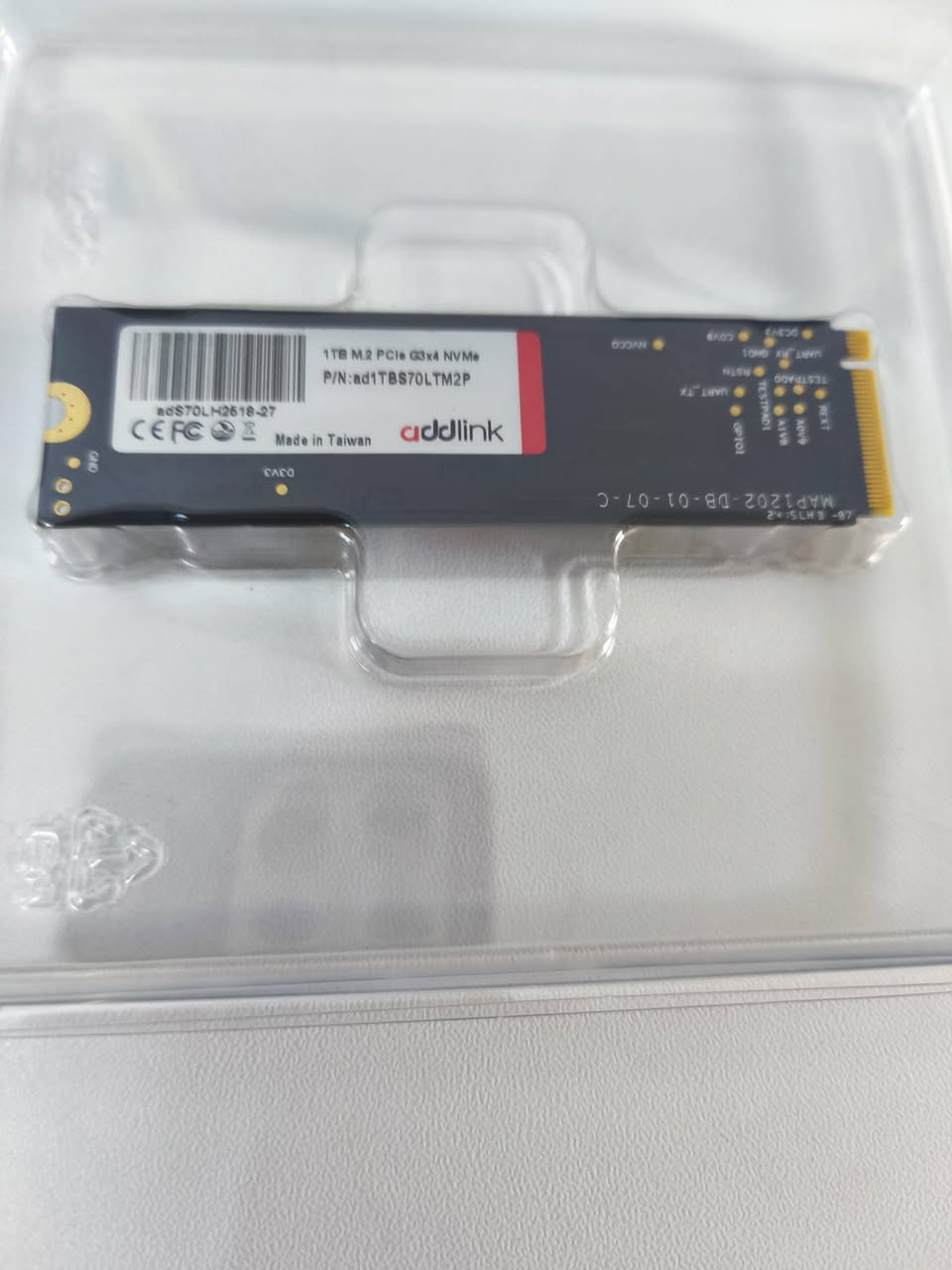 السلام عليكم
هارد m.2 للبيع

S70 Lite M.2 Nvme(1TB) addlink
 أصلي جديد (مستخدم 9 ايام فقط).
السعر 125 الف (سعر ثابت)
مكان بغداد ومتوفر توصيل


**إذا كنت صاحب هذا الإعلان وتريد حذفه لأي سبب، رجاءا أرسل رسالة إلى الدعم الفني**