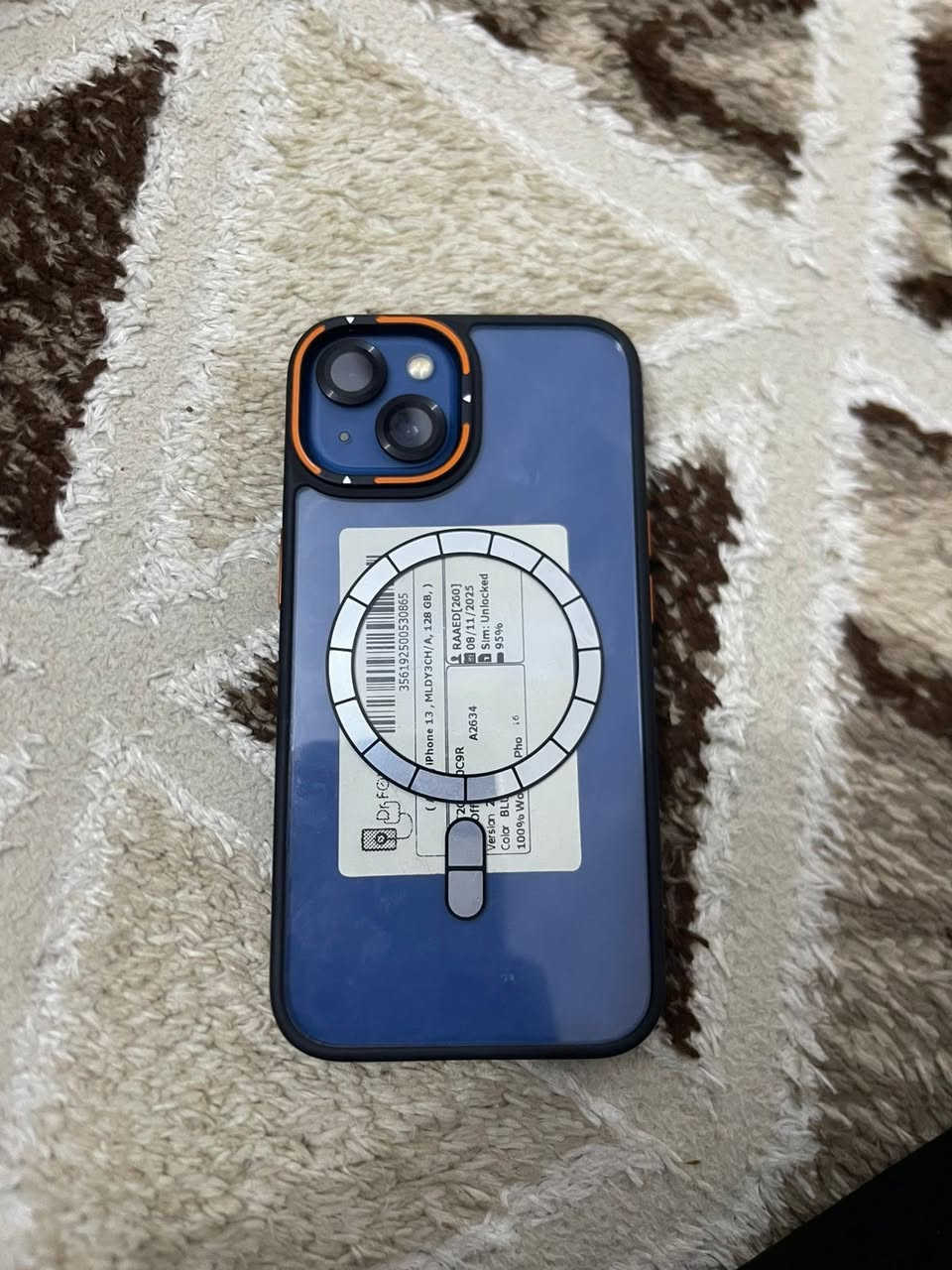 ايفون 13عادي نضافه 100من100بطاريه 95الاستفسار ***********موجود وتساب وماسنجر
