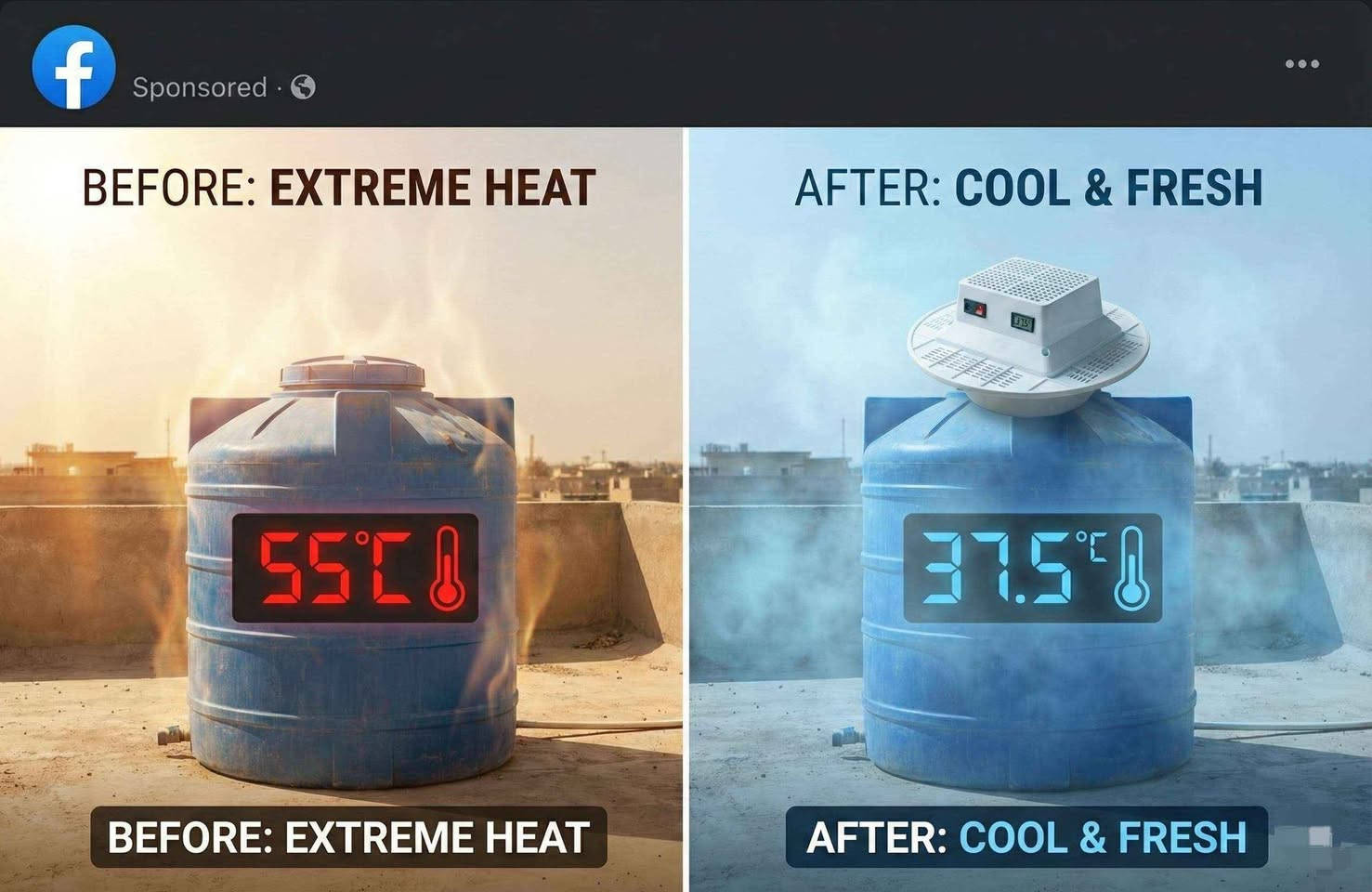 ✨ جهاز Easy Cooler هو الحل الأمثل لتبريد المياه بسرعة وكفاءة في الأماكن الحارة! ❄️

✅ تصميم عصري يناسب جميع الخزانات

✅ سلك كهربائي طويل لسهولة الاستخدام

✅ شاشة رقمية لعرض درجة حرارة الماء

💡 جربه الآن وتمتع بالماء البارد والمنعش في أي وقت!
***********
What app أربيل, العراق

