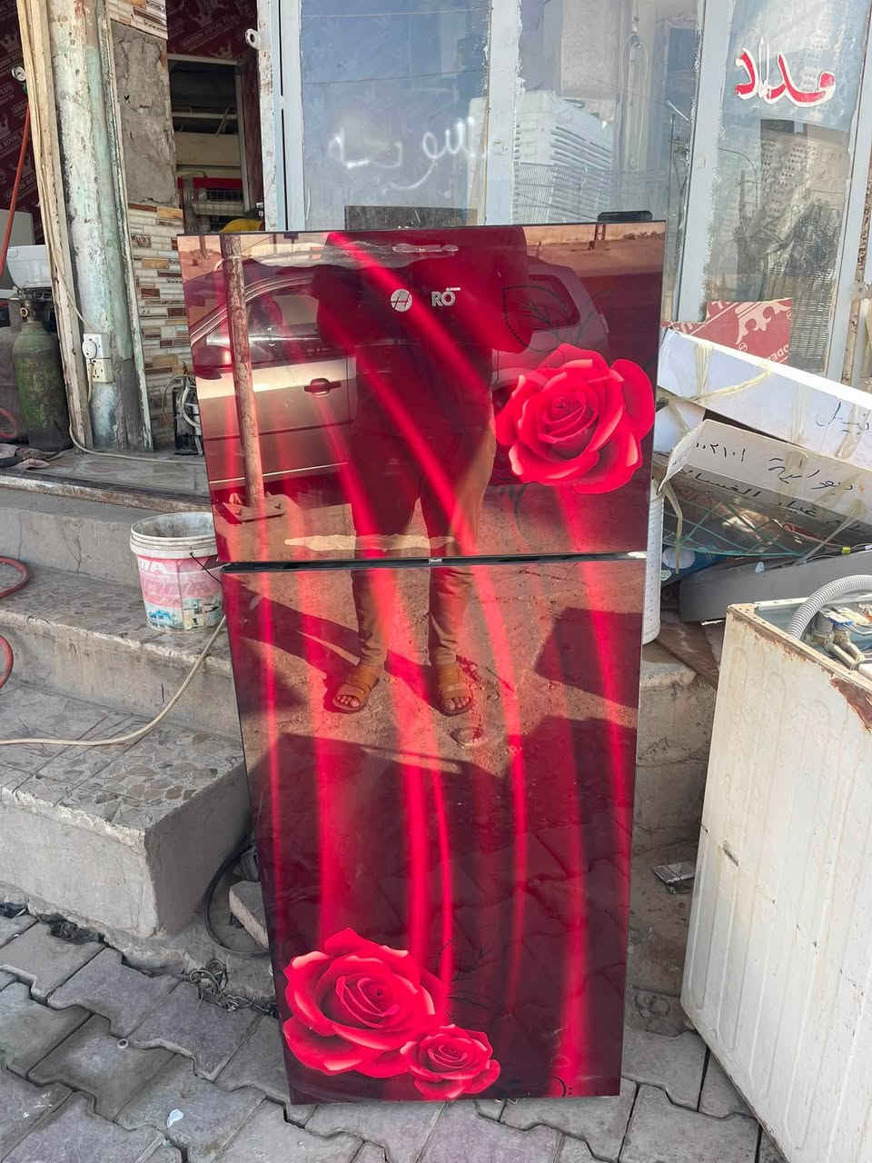 ثلاجة مستعملة طولهة 140 سم فول تبريد ونضيفة وجاهزة على الفحص سعرها 140 وبيها مجال *********** 
هذه رقمي اليريدهة يتصل لا يراسل لان ما عندي نت اصلا
