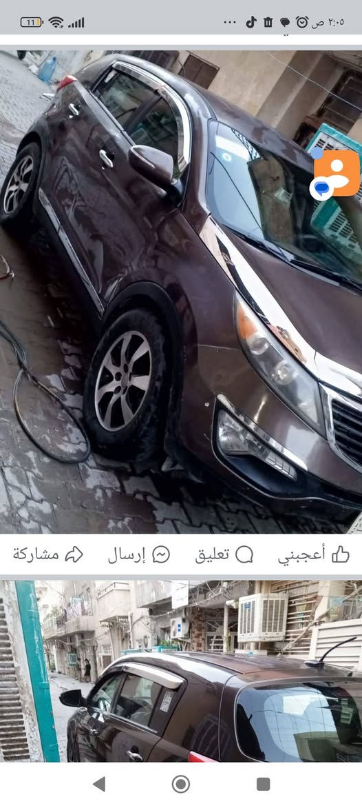 سبورتج 2012وارد أمريكي رقم بغداد ليبل واحد بيه قطعة تصليح السعر120وبيها مجال  للاتصال هاتف ***********
