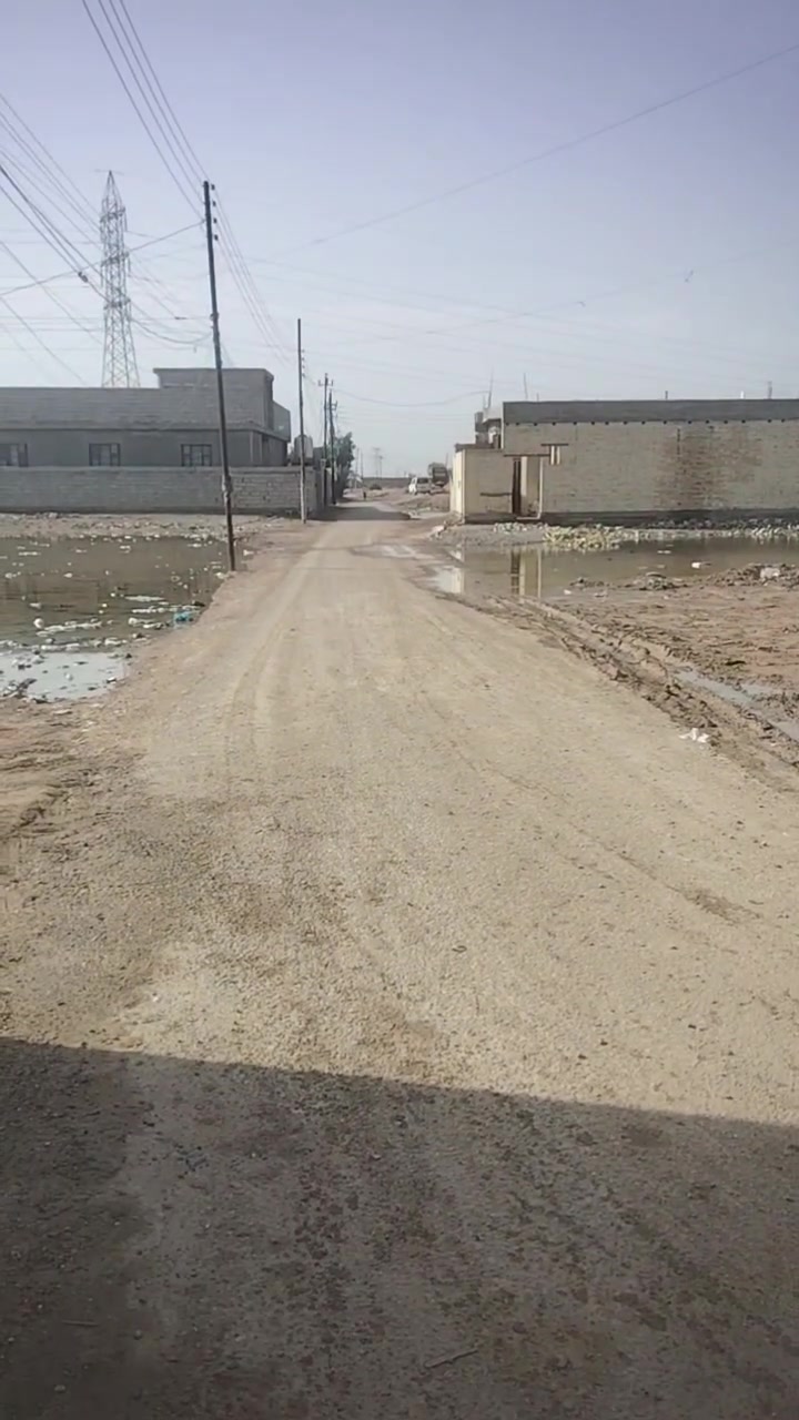 السلام عليكم بيت للبيع مقابل النازحين خط ثاني مسلح مرتب وجاهز تبليط ماء كهرباء مساحه ميت مترسعر28وبيه مجال رقم الهاتف ***********
