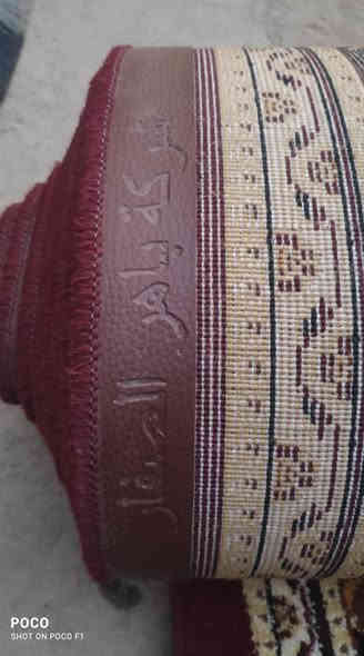 زولية تركي ( شركة الصفار) قياس 6*3 ثقيل درجة أولى.. نظيفة جدا يشهد الله اخذتها ب350 ألف استخدام 3 أشهر الموسم الماضي
ابيعها ب200 لأن انتقلت في بيت مساحته صغيرة
مكاني الحر/قرب مكتب اليساري ***********
