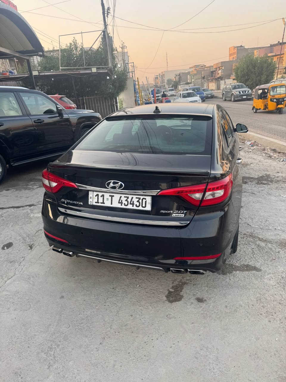 سوناتا ٢٠١٥ لمتدد سبورت محرك
٢٠٠٠ تيربو
حادثها ب امريكا جاملغ ايسر وباب بل عراق تبديل بنيد + الباب الخلفي بي صبغ
مكاني البلديات
السياره جاهزه حداديه جديده تايرات
جدد السياره بيها تبخير قليل
السعر ب ١٠٥ وبيها مجال
استفسار *********** بغداد, العراق
