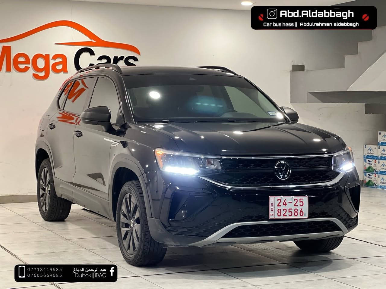 فولكس واكن تاوس 2024 S 
VOLKSWAGEN TAOS
ماشيه 36 الف ميل فقط 
مواصفات S بصمة، هاند بريك الكتروني ، 
تحكمات بالستيرن  تحديد مسار ، شاشة ديجيتال 
وباقي المواصفات معروفة 
ضرر السيارة 
جاملغ السايق صبغ و ربع الباب 
بدون ايرباك كلها بلادي 
3VV5X7B27RM053041
السيارة كاتى تترقم شمالي 
السعر : 168$ ورقة و بيها مجال 
مكان السيارة دهوك معارض الجديدة 
لباقي التفاصيل تواصل ع الارقام واتساب 
***********
***********
