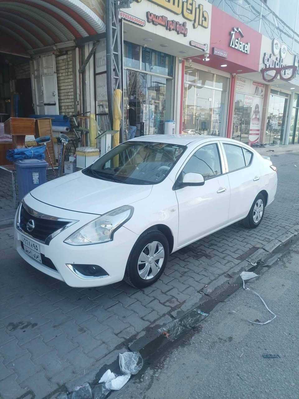 السلام عليكم نيسان صني للبيع موديل 2021 هندي بليته زركه سياره نضيفه وجاهزه مكفوله من صبغ بيها بس بارد مكانين ولباقي كفاله عامه السياره نضيفه حيل رقم اربيل ***********
