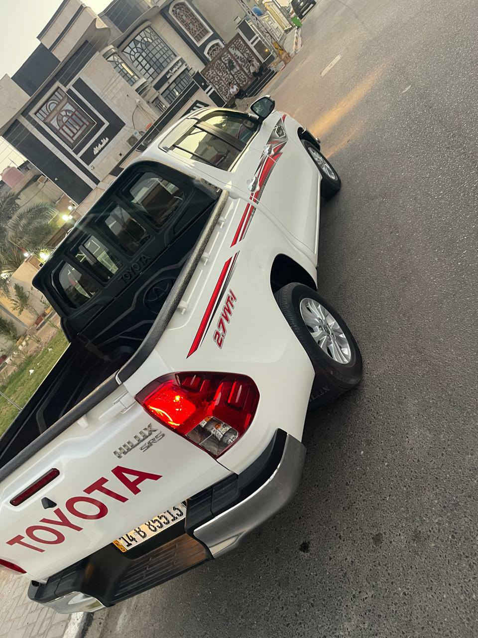 سلام عليكم
بيك أب هايلوكس موديل 2024 ماشيه 26 ألف كيلو متر جديده كارتون ب اسمي تحويل ثاني يوم رقم بصره 
سعره 287ورقه
رقم الهاتف:*********** 
العنوان : البصره
