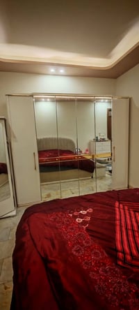 غرفة نوم تركي مستورد مو عراقي  ٩ قطع من هوم سنتر وصل موجود وي الصور  ك...