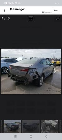 هونداي اللنترت موديل 2019 حادث خلفي فقط الجنطه ومصلحه ع البارد  ماشيه ...