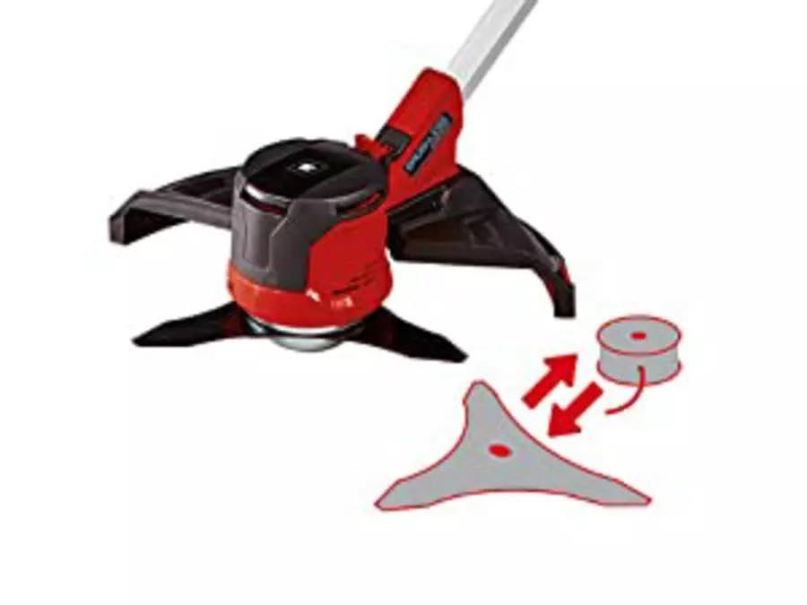 متاح مستخدم نضيف 

https://www.einhell.es/en/p/3411320-agillo-36-255-bl-solo/

Technical details
Cutting width (metal blade) 255 mm
Cutting width (trimmer line) 30 cm
Idle speed max. 6400 min^-1
Motor type Brushless motor
Motor voltage 36 V
Number of batteries included in delivery 0 pcs
Number of chargers included in delivery 0 pcs
Product weight 6.09 Kg
Thread spool type Single-thread spool
Thread tracking type Tipp automatic


**إذا كنت صاحب هذا الإعلان وتريد حذفه لأي سبب، رجاءا أرسل رسالة إلى الدعم الفني**