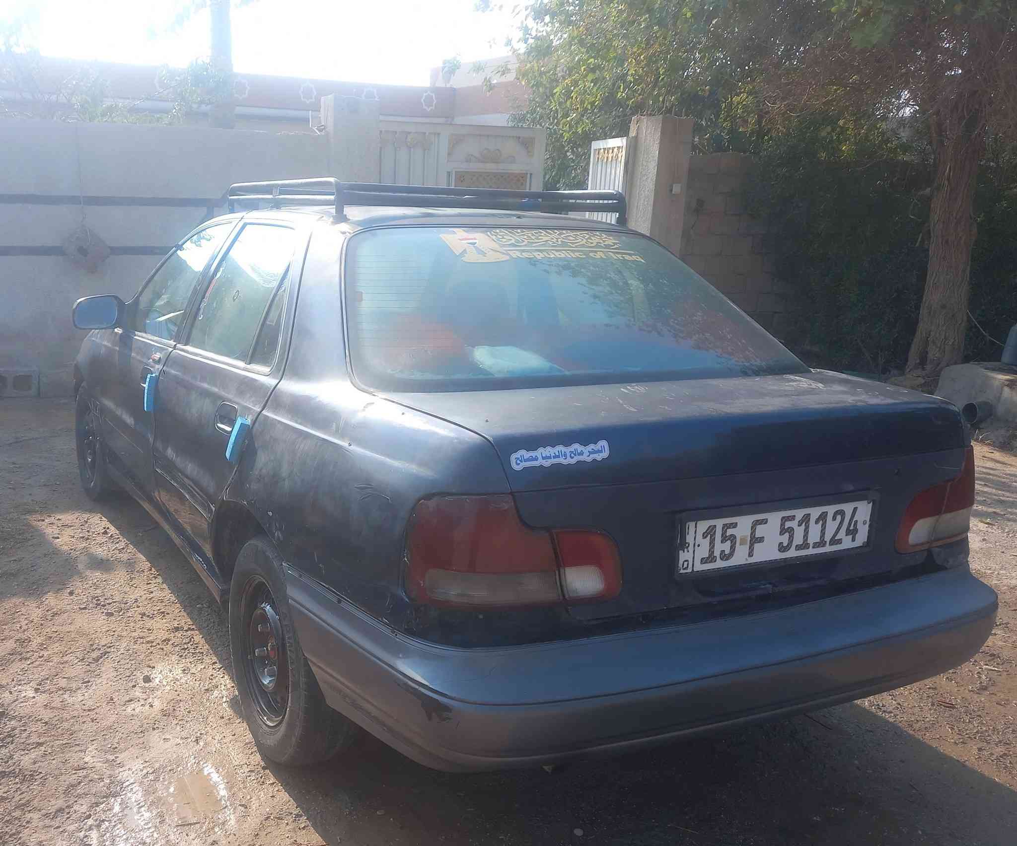 السلام عليكم سيارة لانترة دمعه موديل ١٩٩٥ اتوماتيك كير ومحرك جديد كهرباياتها كامله صدر نص عمر رقم جديد شرط التحويل مكان السيارة بغداد المحموديه  السعر ٢٩ وبي مجال بيع او مراوس ***********
