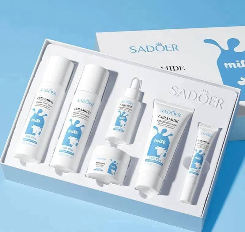 مجموعة Sadoer للعناية بالبشرة تحتوي على فيتامين E لترطيب وتفتيح البشرة.تشمل المجموعة 6 قطع أساسية: غسول، تونر، كريم وجه، كريم عين، لوشن، وسيروم.تهدف المنتجات إلى معالجة التجاعيد، الهالات السوداء، التصبغات، وتوحيد لون البشرة.تناسب هذه المجموعة جميع أنواع البشرة وتستخدم بتركيبة خفيفة للحفاظ على شبابها.

#مكياج #منتجات_كورية #منتحات_اصلية #تعليم_مكياج #منتجات_الشعر #منتجات_الشعر_الصحي #مسكاره #كوزمتكس #باودر #كريم_اساس


**إذا كنت صاحب هذا الإعلان وتريد حذفه لأي سبب، رجاءا أرسل رسالة إلى الدعم الفني**
