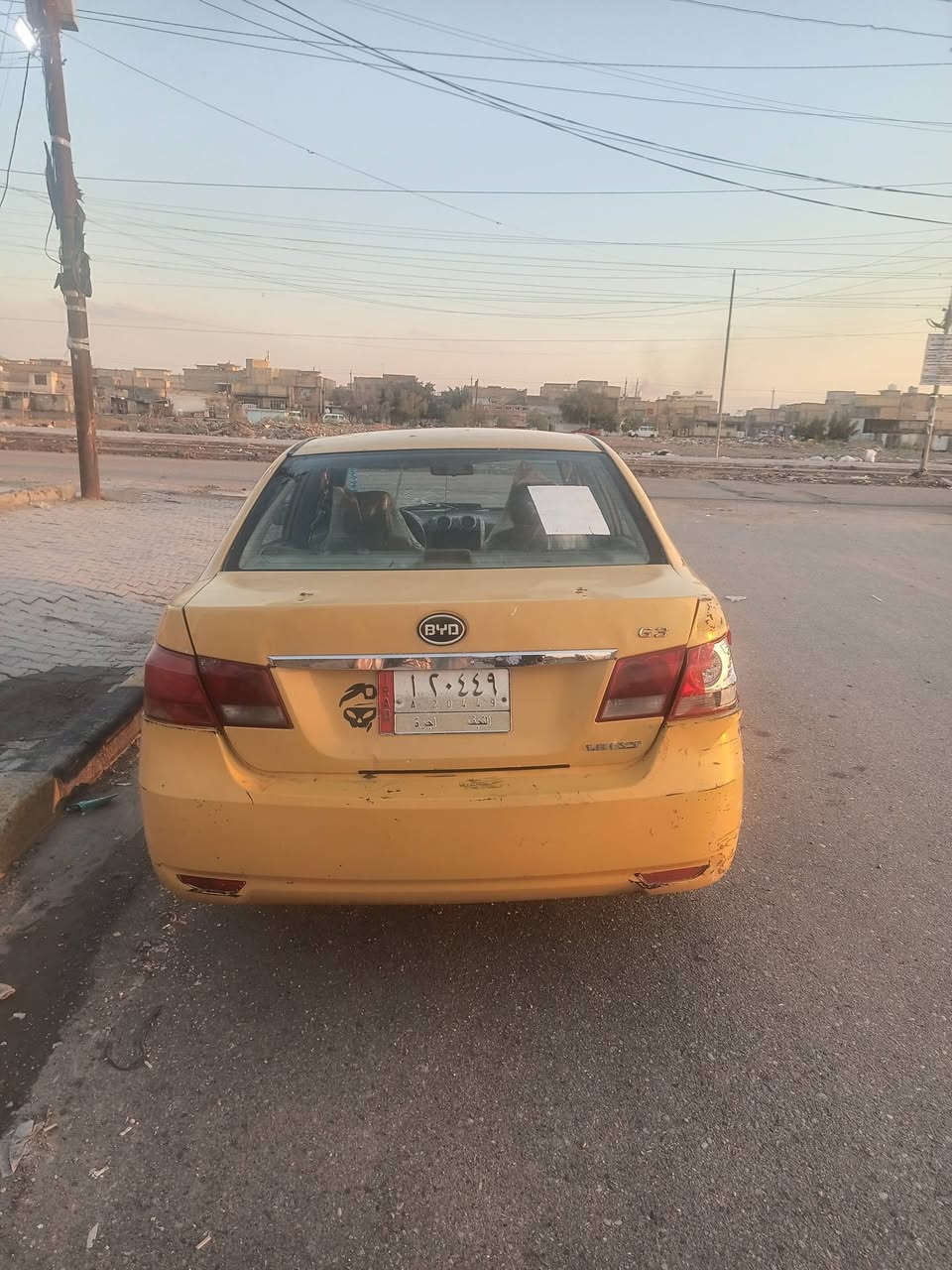 سلام عليكم بيوادي موديل 2013 رقم نجف الماني مشروع وطني مصفره هيه عليها غرامه 900 عل مشتري السعر 17 قفل واي استفسار اتصل *********** مكاني بغداد الحسينيه مال راشديه
