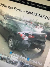 كيا فورتي وارد امريكي البيع فقط دون مراوس السياره حادث القبغ الصندوك م...