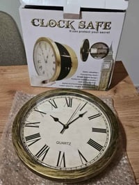 ساعة حائط • مخبأ سري • 24×24سم