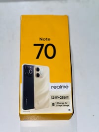 جهاز realme Note 70جهاز بعده جديده بالكارتونه مامستخدم ابد اجاني هديه ...