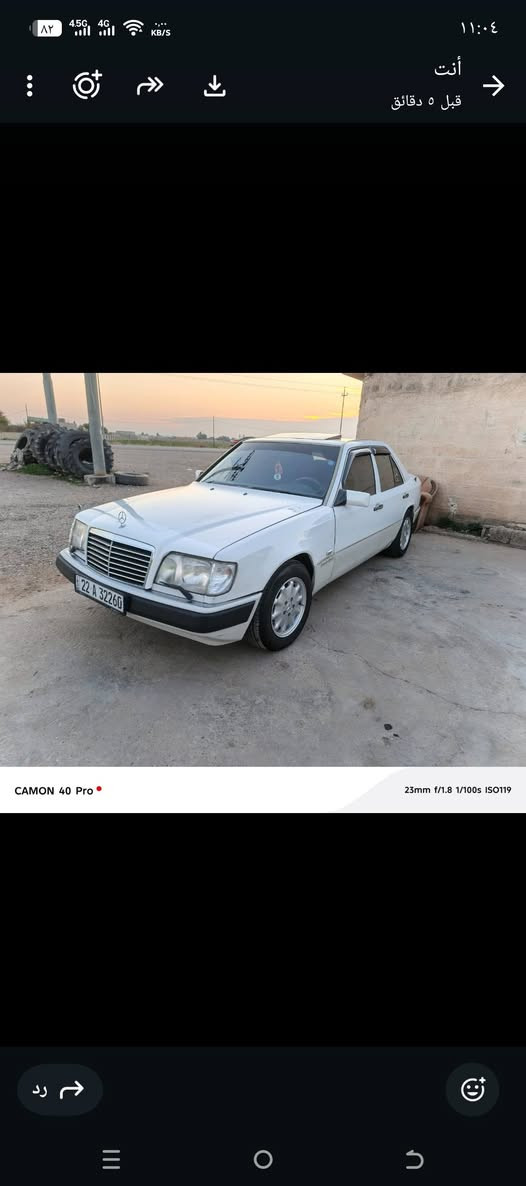 مارسيدس دب موديل 1991  محدث بيبي صبغ بلاد بدون ضربه تبريد تدفىه محرك بطه 2500ديلكو 
طخم تاير جديد صدر امامي او خلفي جديد
غرفه نضيفه زيتوني 
سيارة مناقصة شي مال جناي 
عنوان ديالى خانقين 
رقم ***********
سعر:80  او بيه مجال
