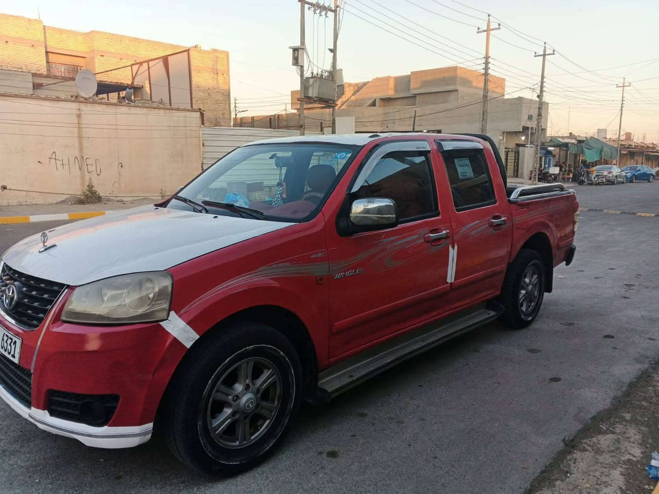 بيكم كريت ويل مكفولة كير ومحرك تبريد شغال بيها ضربة جاملغ امامي شبر ومعدلة ع البارد مابيها اي نواقص تحويل مباشر  مثل ماموجودة بالصور سعرها 55 وبيها مجال للأستفسار الأتصال على الرقم ***********
غير متواجد ع الفيس
