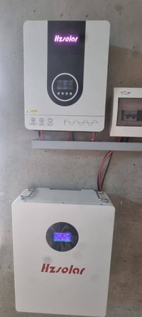 منظومة شمسية • انفرتر HZ 6.2كيلوواط • بطارية 5كيلوواط